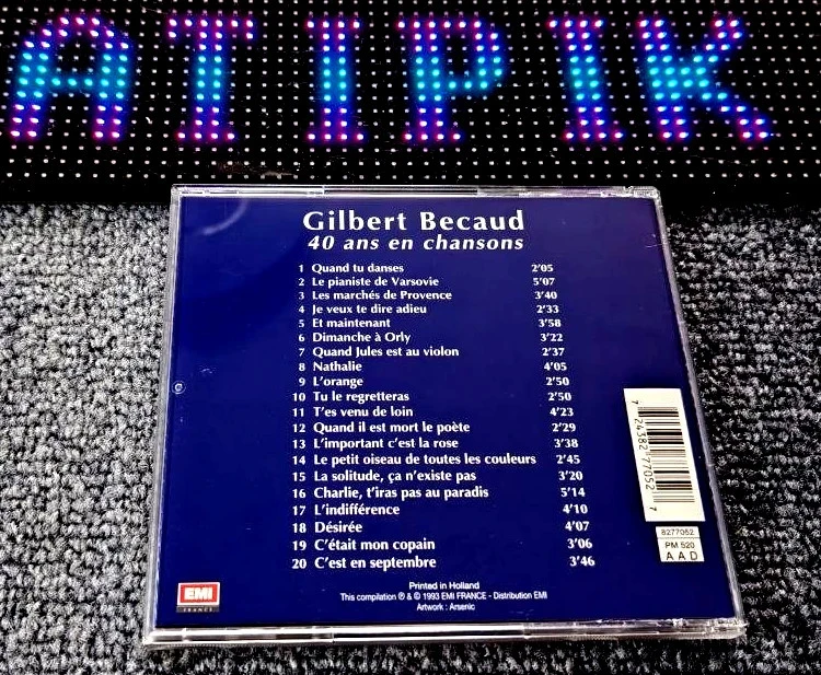 ✨ Gilbert Becaud - 40 Ans En Chansons - CD Indispensable Collection ♫ – photo 2